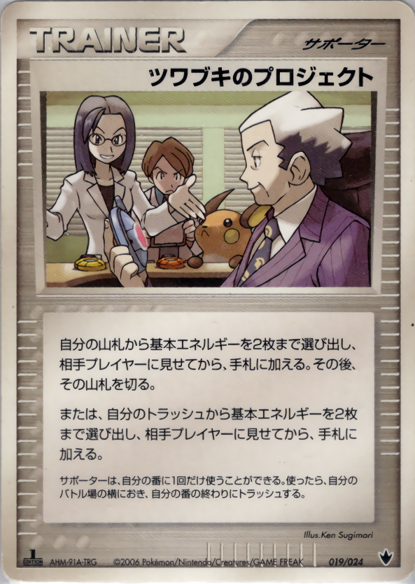 ツワブキのプロジェクト